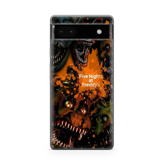 Five Nights at Freddy's Scary Google Pixel 6a Case