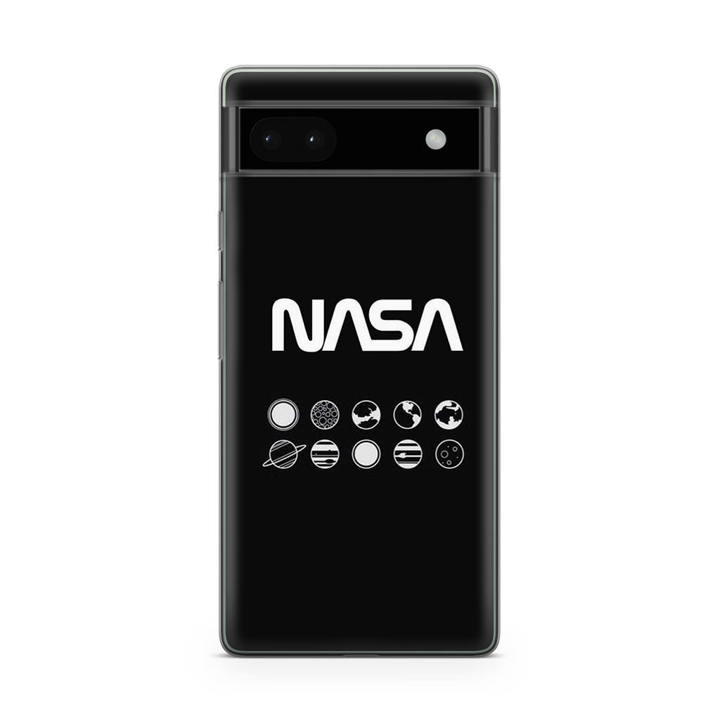 NASA Minimalist Google Pixel 6a Case