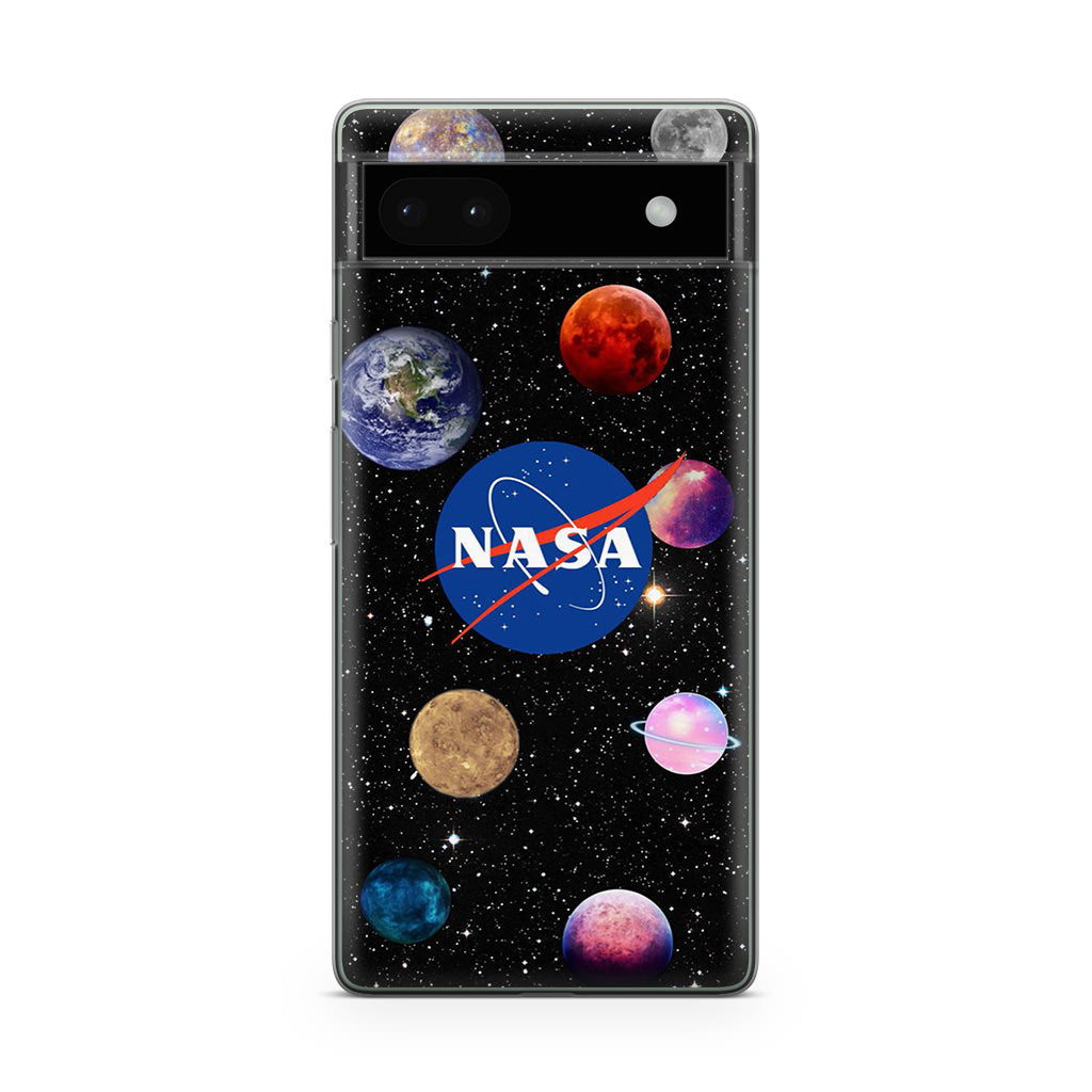 NASA Planets Google Pixel 6a Case