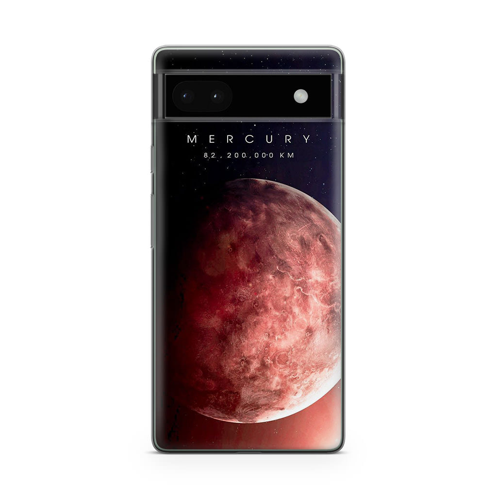 Planet Mercury Google Pixel 6a Case