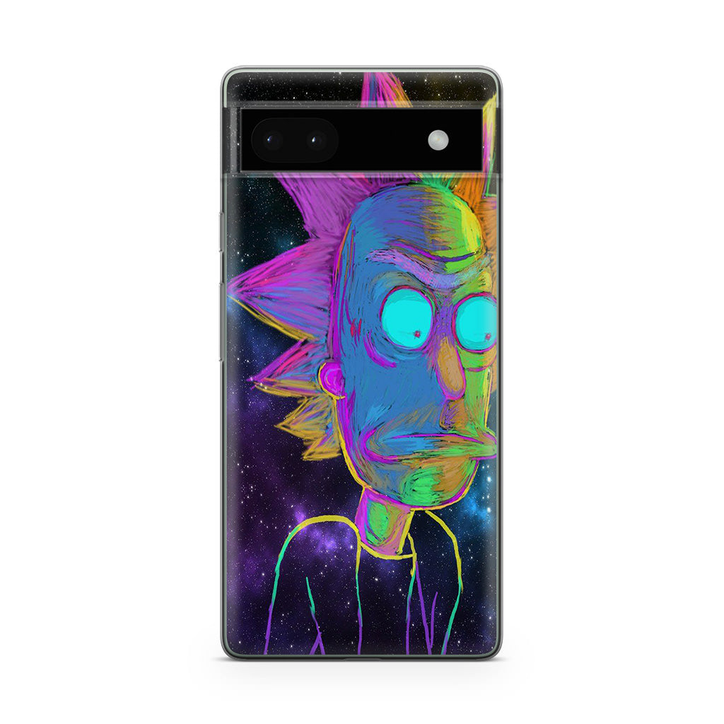 Rick Colorful Crayon Space Google Pixel 6a Case