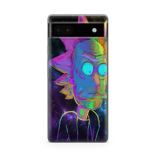 Rick Colorful Crayon Space Google Pixel 6a Case