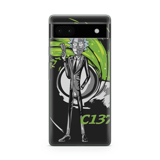 Rick Sanchez Agent C137 Google Pixel 6a Case