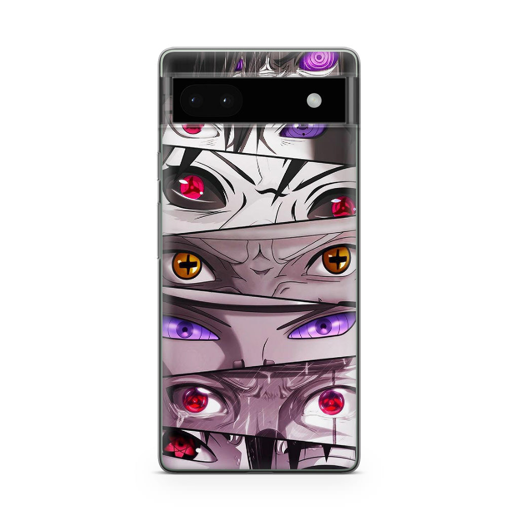 The Powerful Eyes on Naruto Google Pixel 6a Case