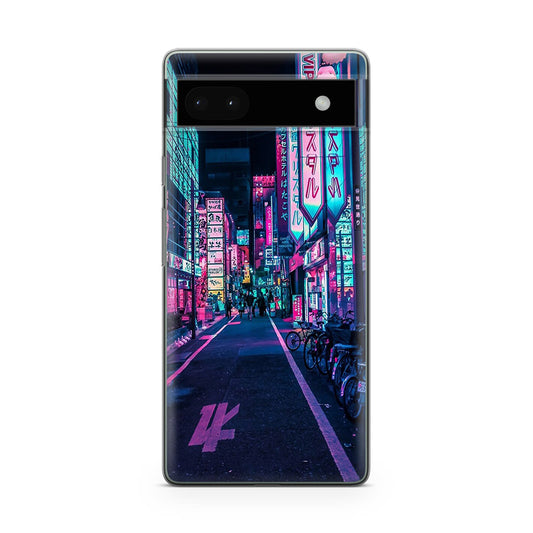Tokyo Street Wonderful Neon Google Pixel 6a Case
