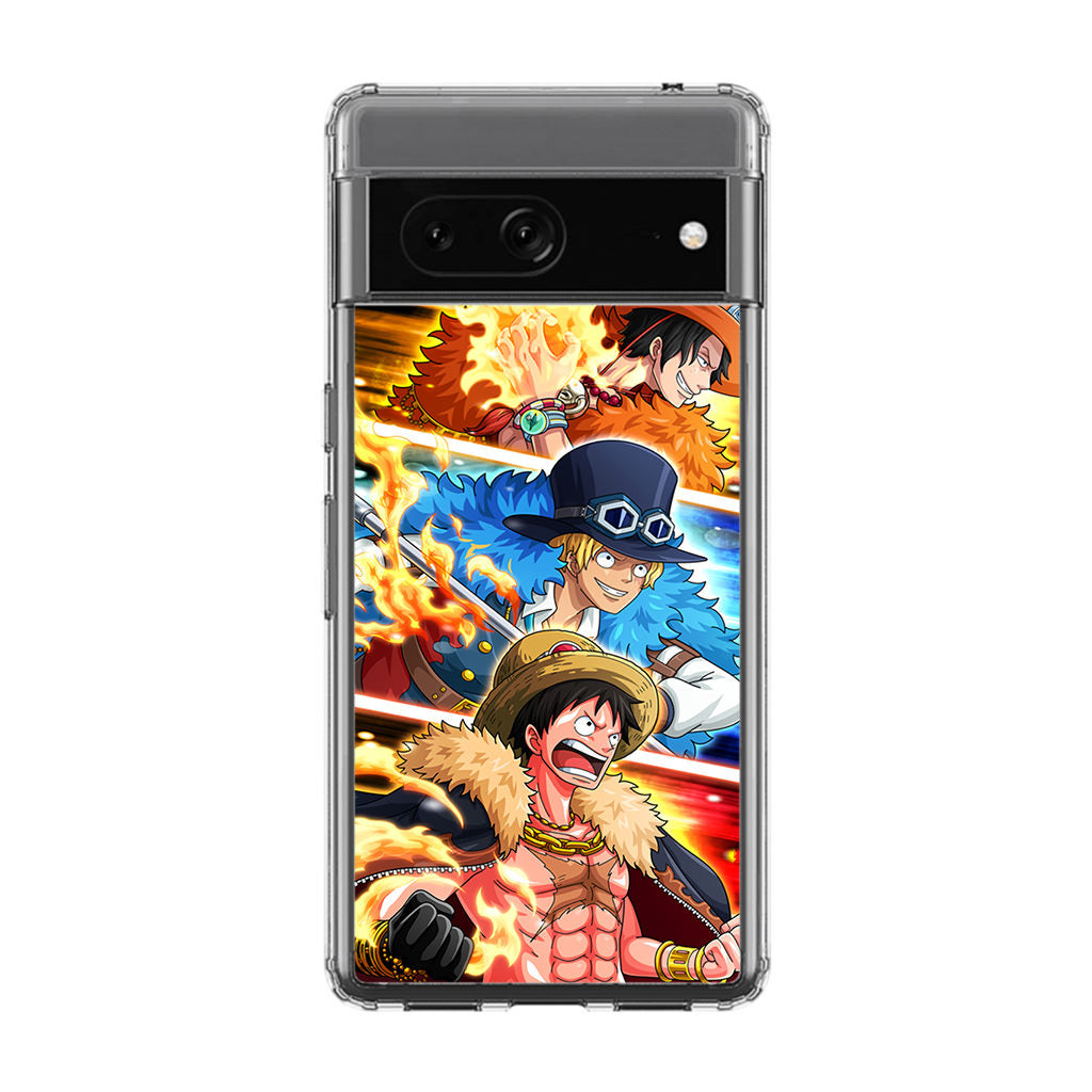 Ace Sabo Luffy Google Pixel 7 Case