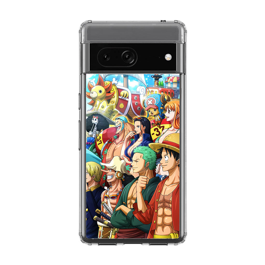 Crew of Mugiwara Pirate Google Pixel 7 Case