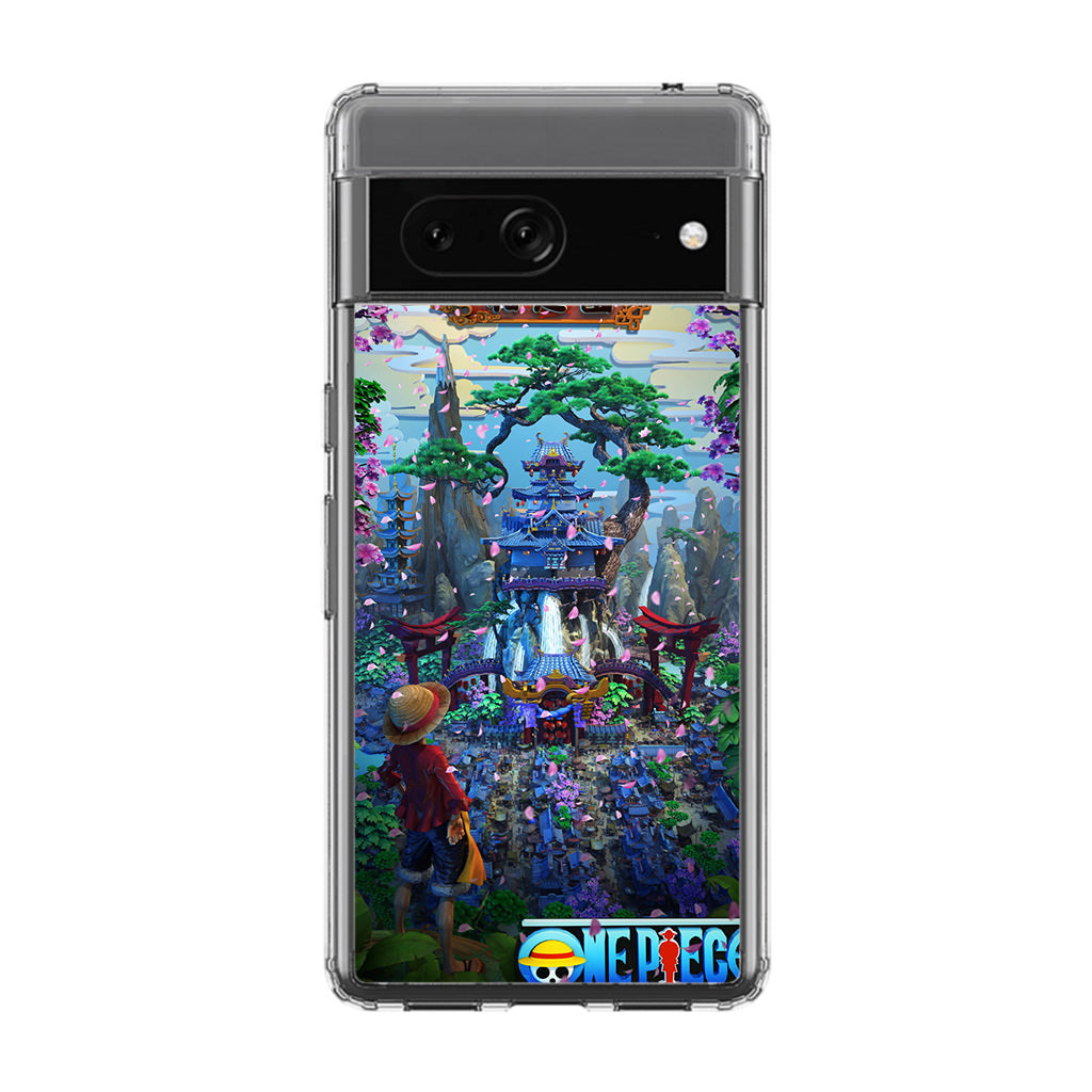 Flower Capital of Wano One Piece Google Pixel 7a Case