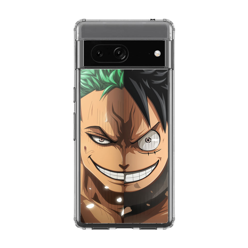 Luffy And Zoro Half Smile Google Pixel 7 Case