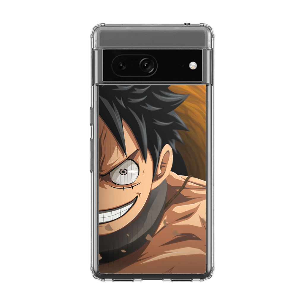 Luffy Half Smile Google Pixel 7 Case