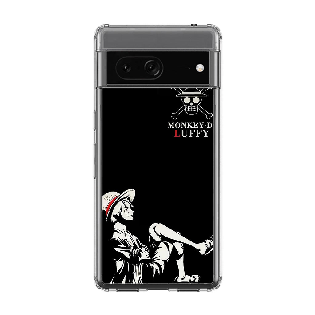 Monkey D Luffy Black And White Google Pixel 7a Case