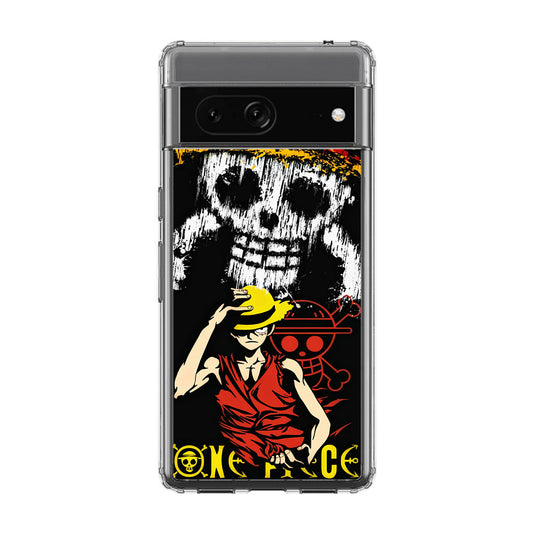 Monkey D Luffy Paint Art Google Pixel 7 Case