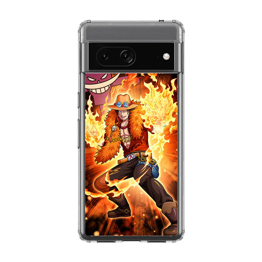 Portgas D Ace Fire Power Google Pixel 7a Case