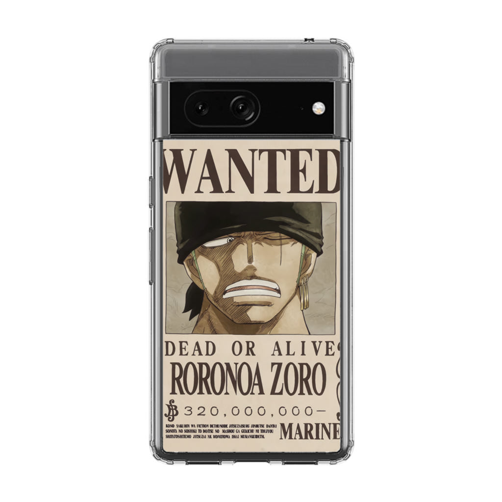 Roronoa Zoro Bounty Google Pixel 7 Case