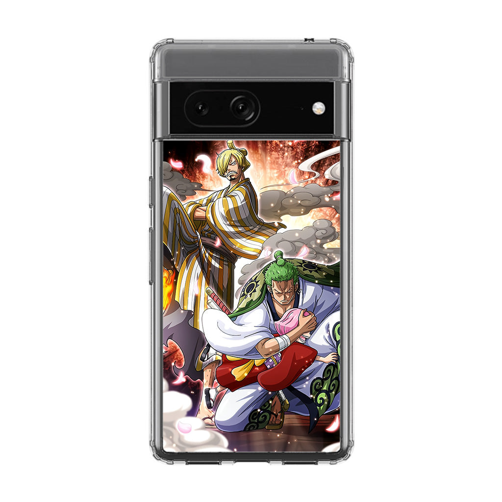 Sanji And Zoro Saving Otoko Google Pixel 7 Case