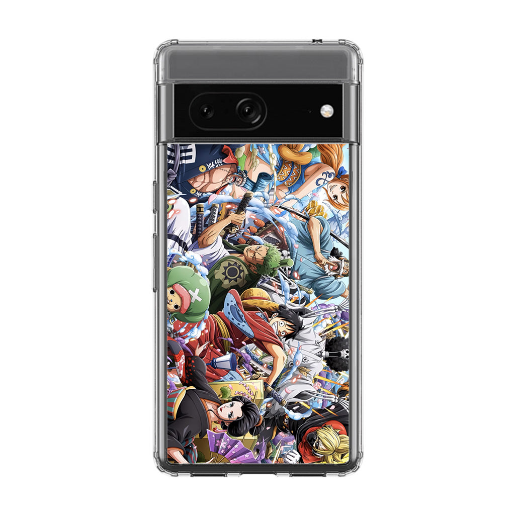 Straw Hat Pirates Arc Wano Google Pixel 7 Case