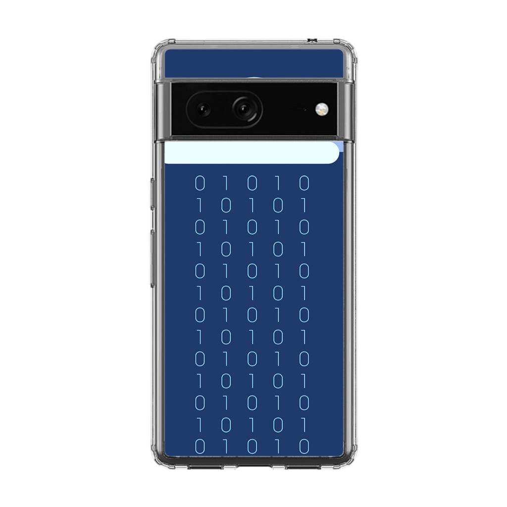 Abstract Binary Minimalist Google Pixel 7 Case