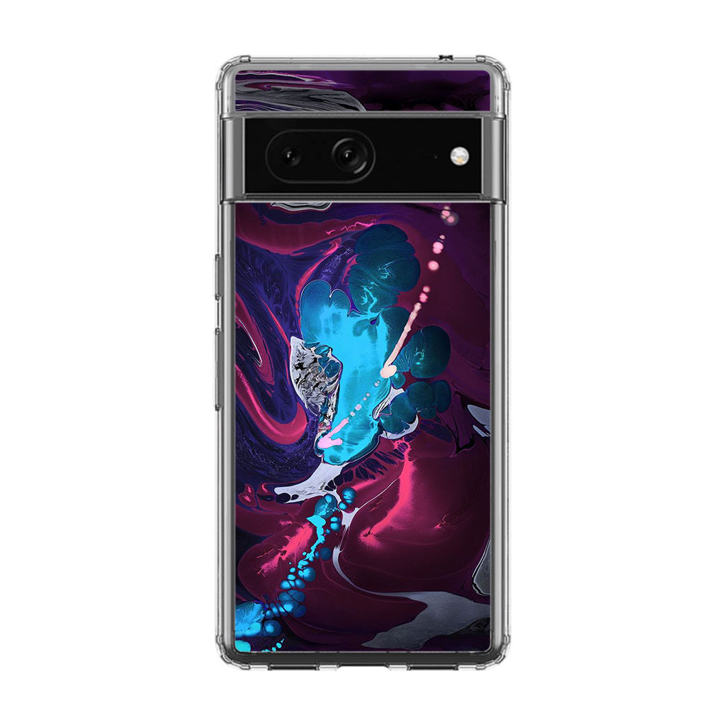 Abstract Purple Blue Art Google Pixel 7 Case