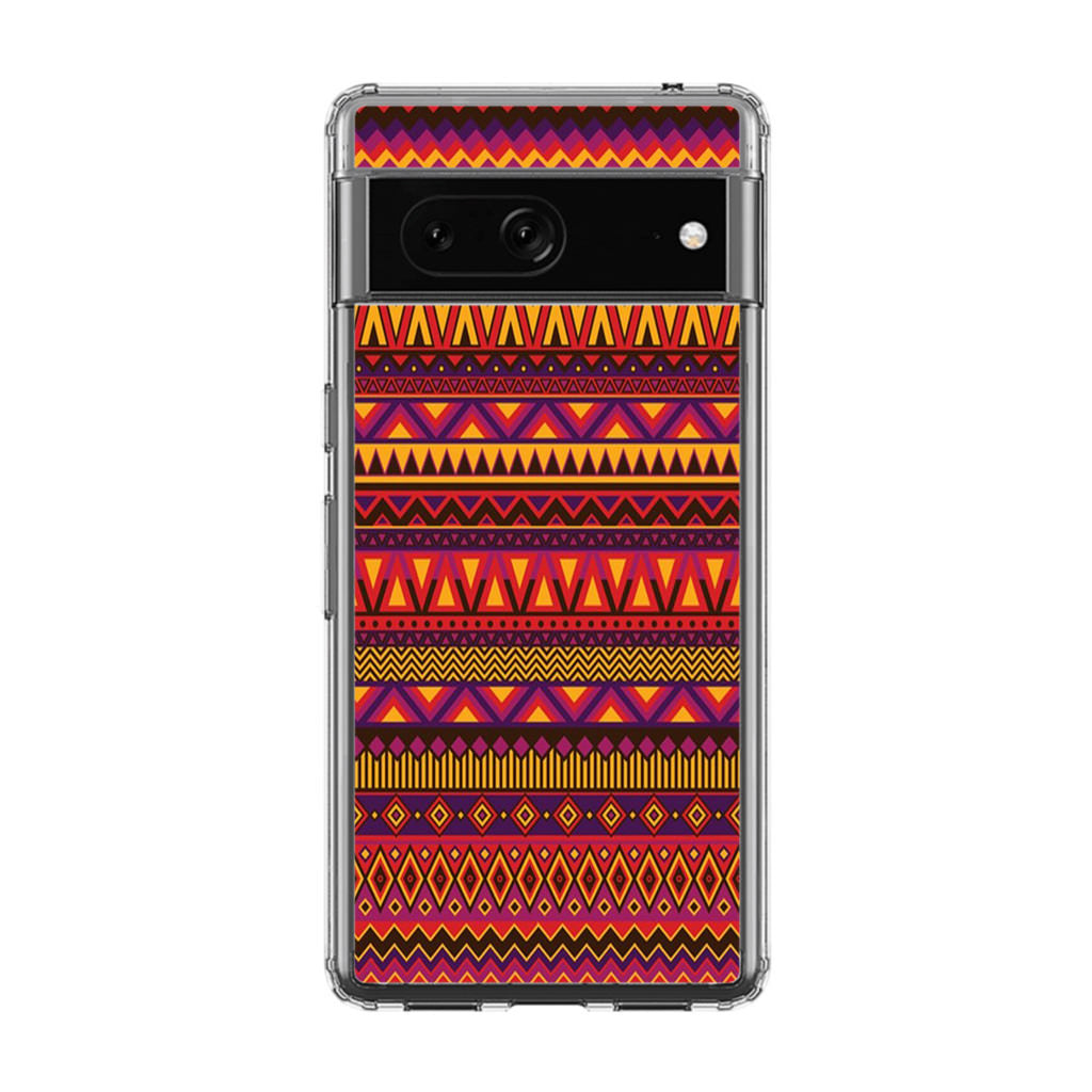 African Aztec Pattern Google Pixel 7 Case