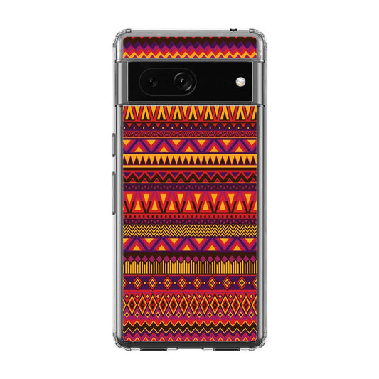 African Aztec Pattern Google Pixel 7 Case