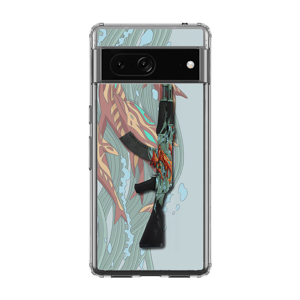 AK-47 Aquamarine Revenge Google Pixel 7 Case