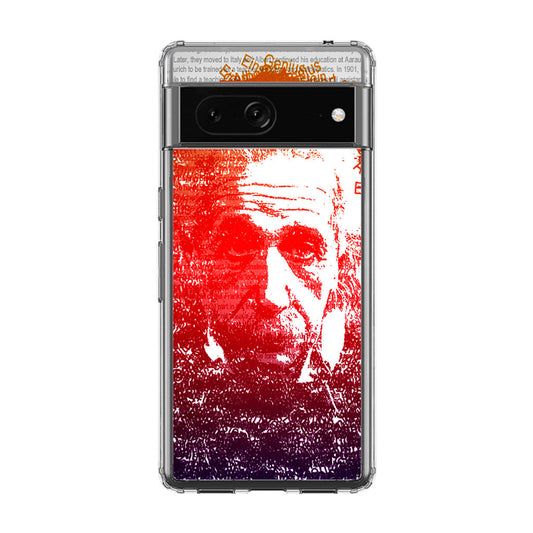 Albert Einstein Art Google Pixel 7a Case