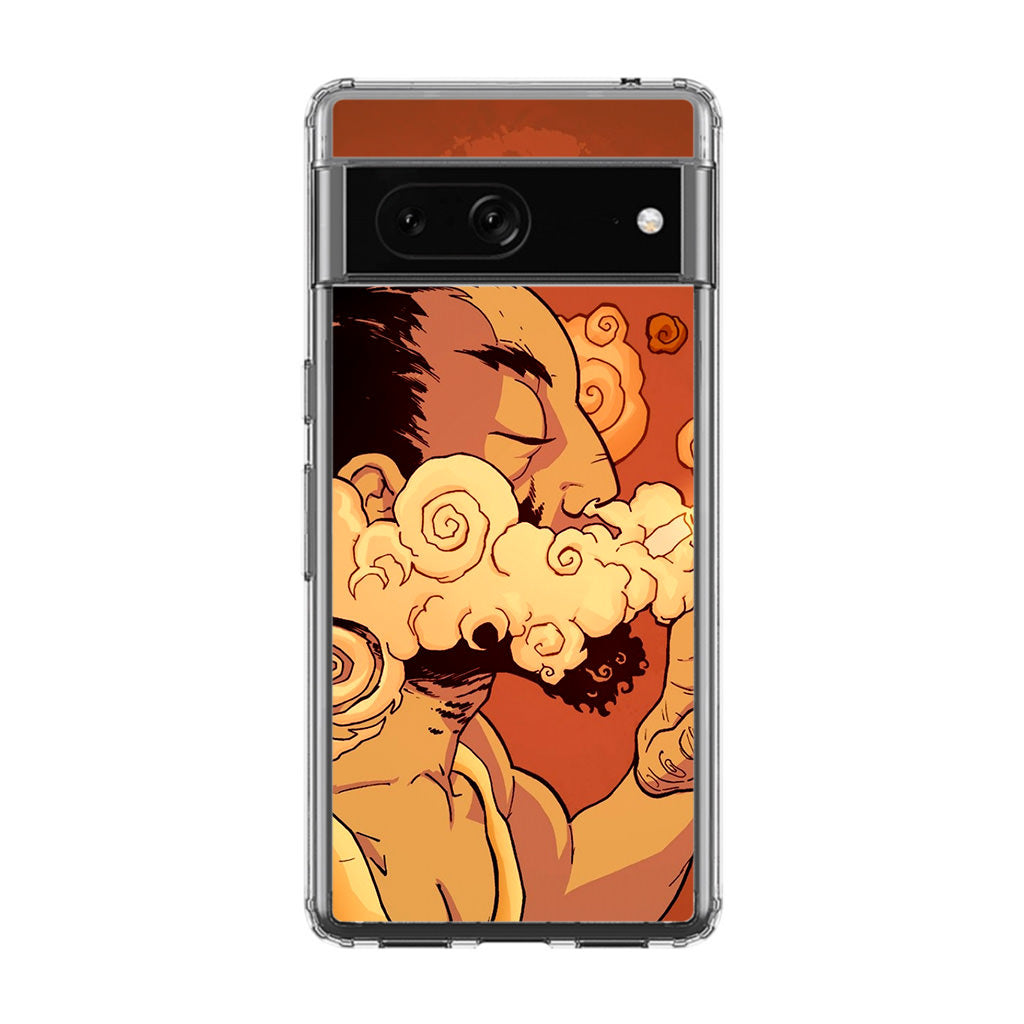 Artistic Psychedelic Smoke Google Pixel 7 Case