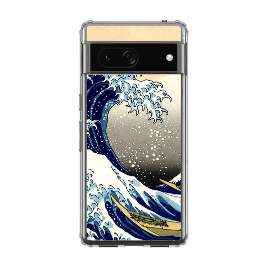 Artistic the Great Wave off Kanagawa Google Pixel 7 Case