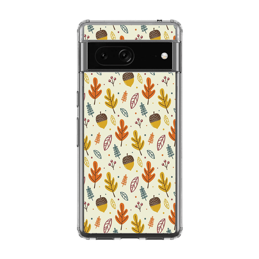 Autumn Things Pattern Google Pixel 7 Case