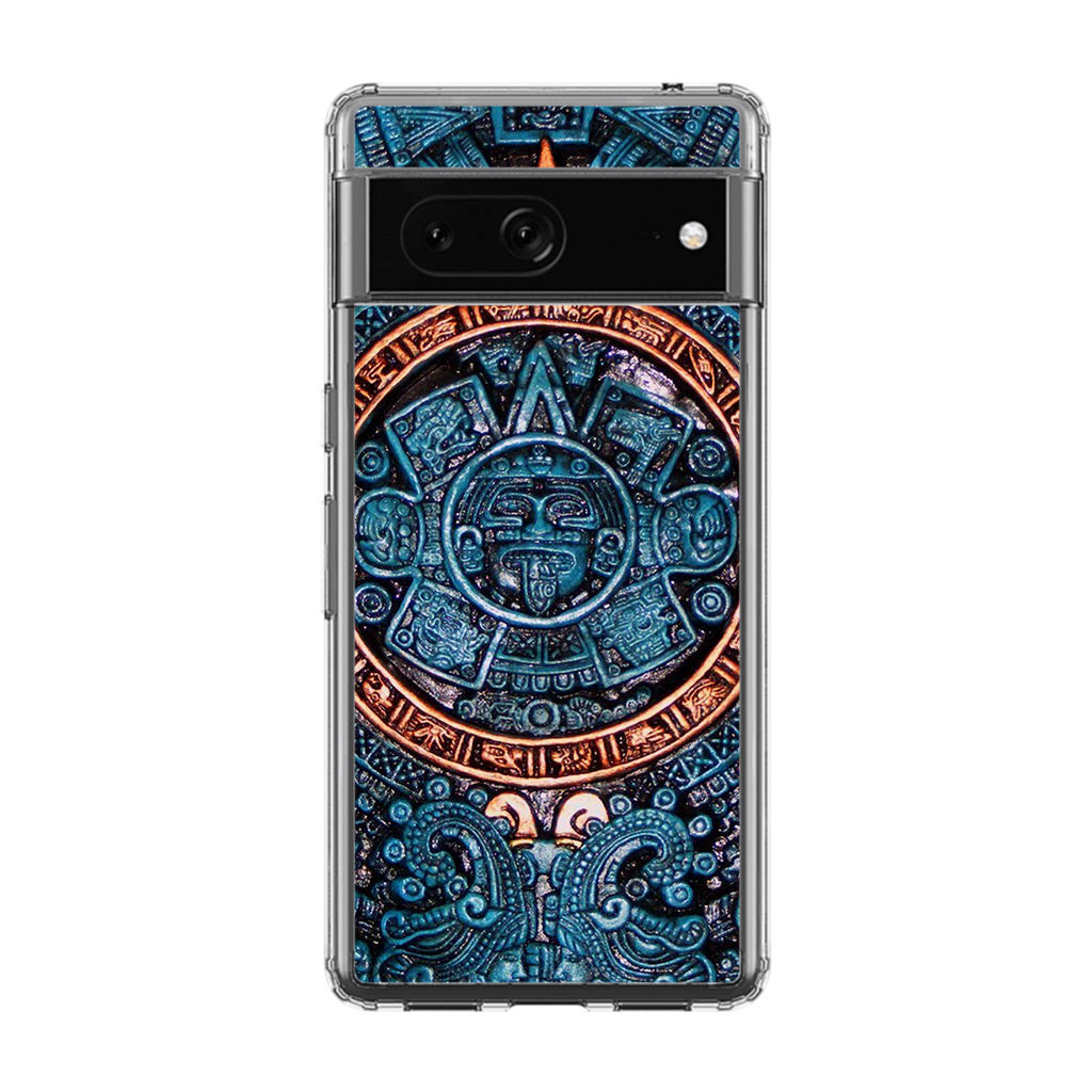 Aztec Calendar Google Pixel 7a Case