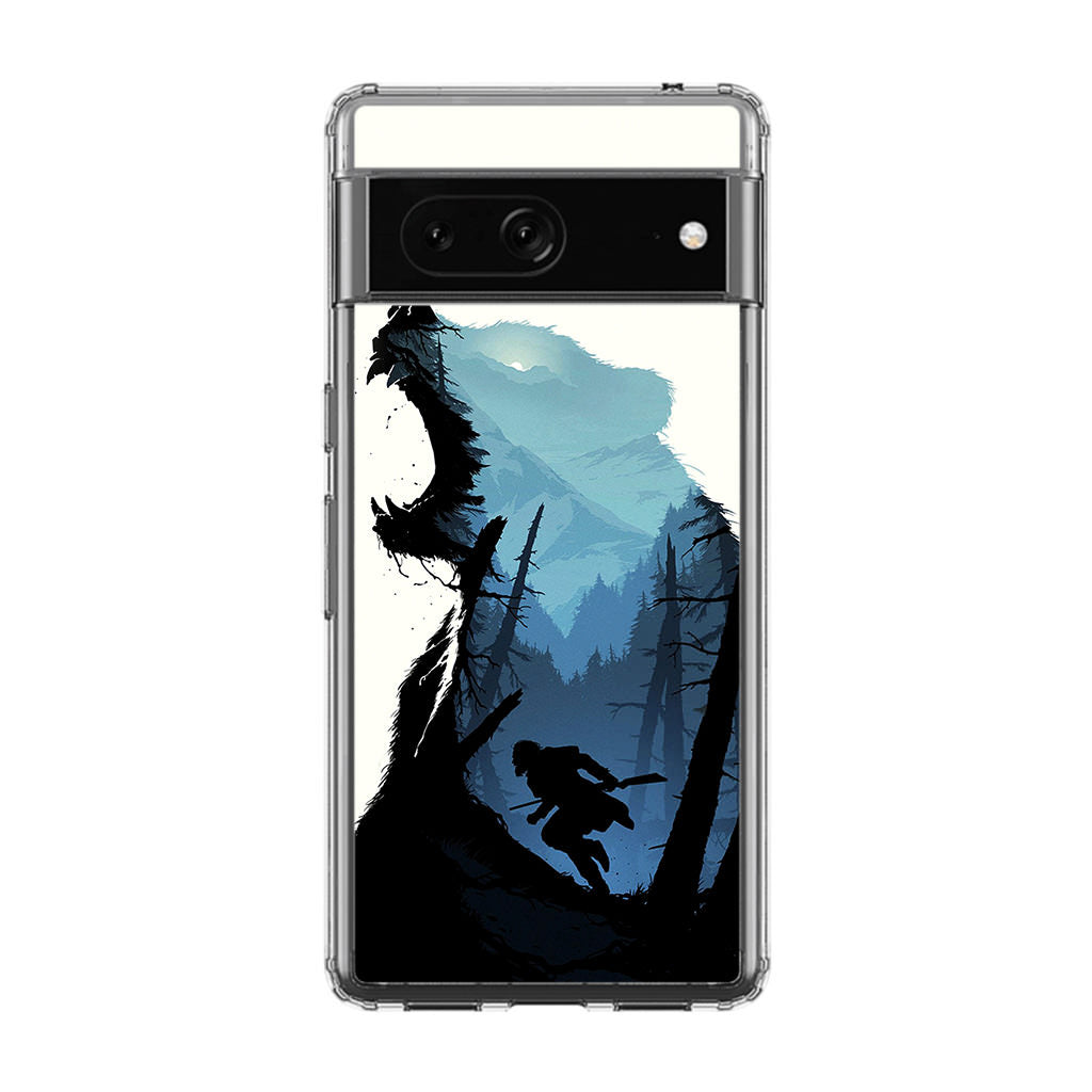 Bear Hunter Art Google Pixel 7 Case