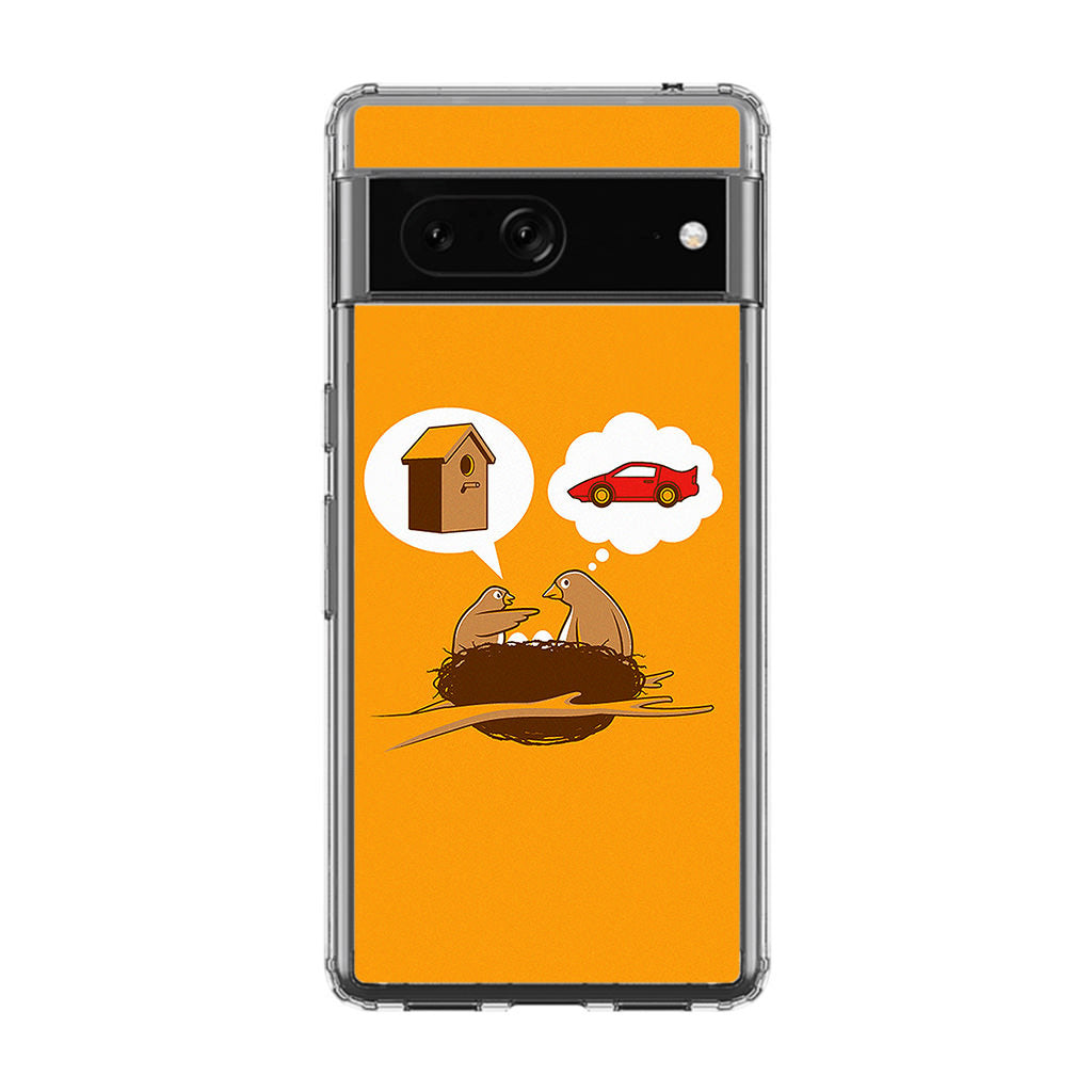 Bird Life Priorities Google Pixel 7 Case