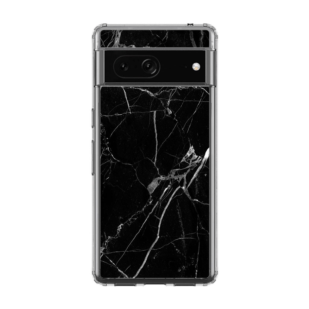 Black Marble Google Pixel 7 Case