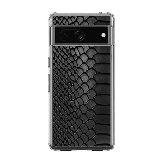 Black Snake Skin Texture Google Pixel 7a Case