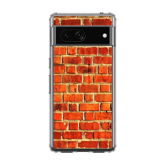 Brick Wall Pattern Google Pixel 7 Case