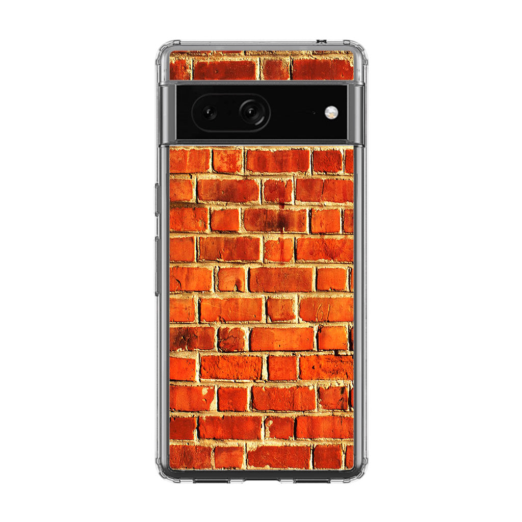 Brick Wall Pattern Google Pixel 7 Case