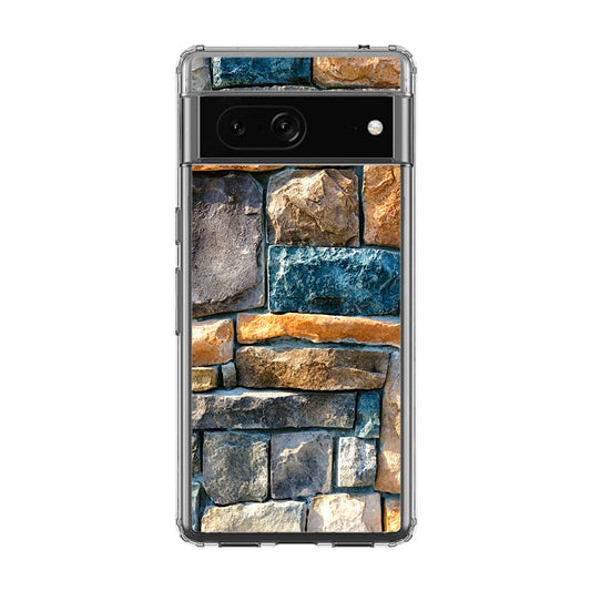 Colored Stone Piles Google Pixel 7a Case