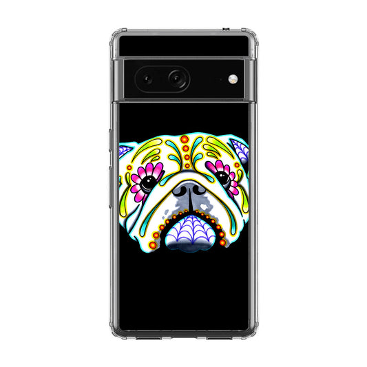 Colorful Bulldog Art Google Pixel 7 Case