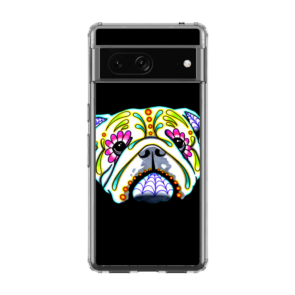 Colorful Bulldog Art Google Pixel 7a Case