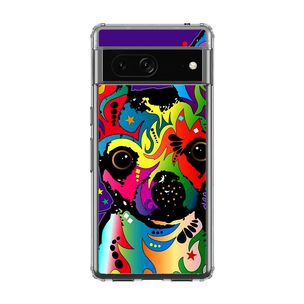 Colorful Chihuahua Google Pixel 7 Case