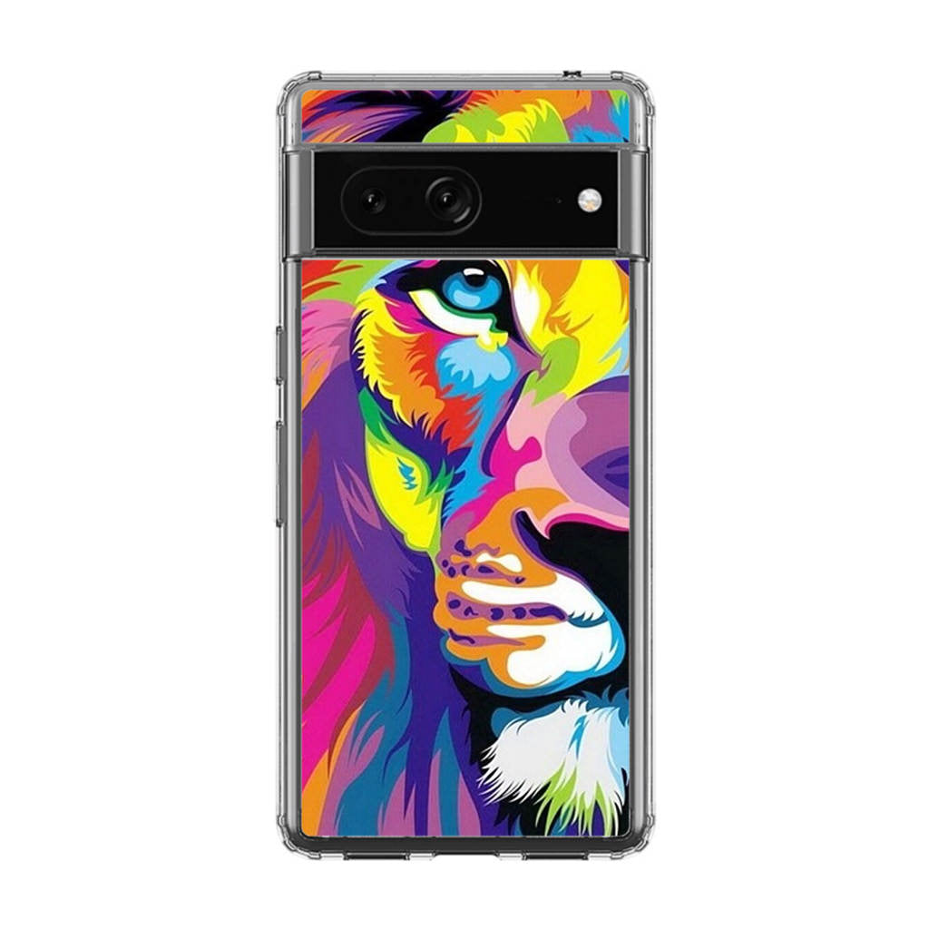 Colorful Lion Google Pixel 7 Case