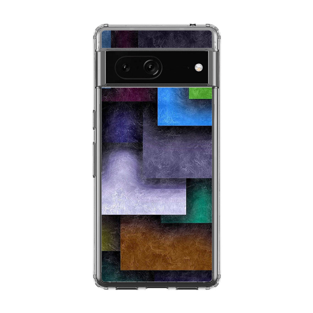 Colorful Rectangel Art Google Pixel 7 Case