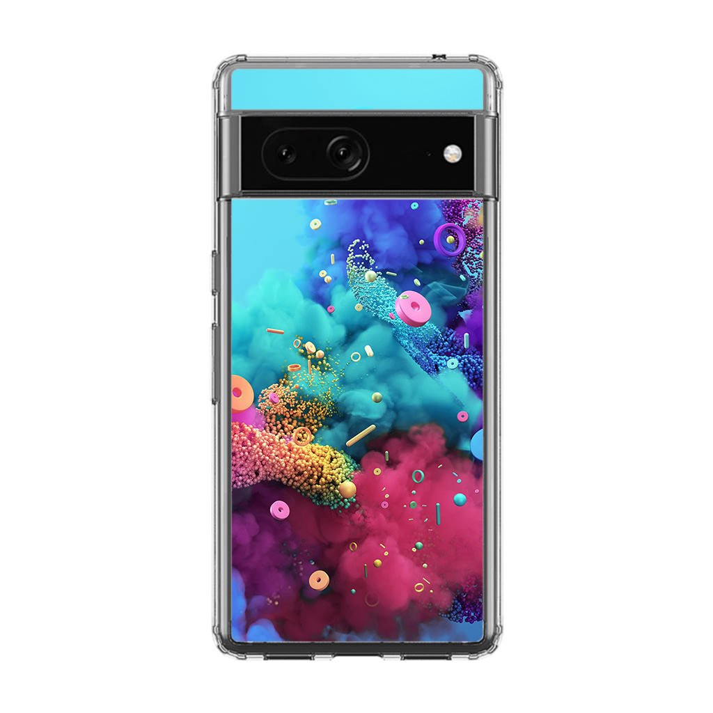 Colorful Smoke Boom Google Pixel 7 Case