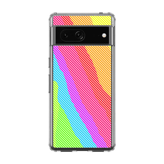 Colorful Stripes Google Pixel 7 Case