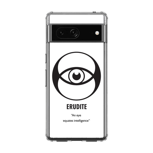 Erudite Divergent Faction Google Pixel 7a Case