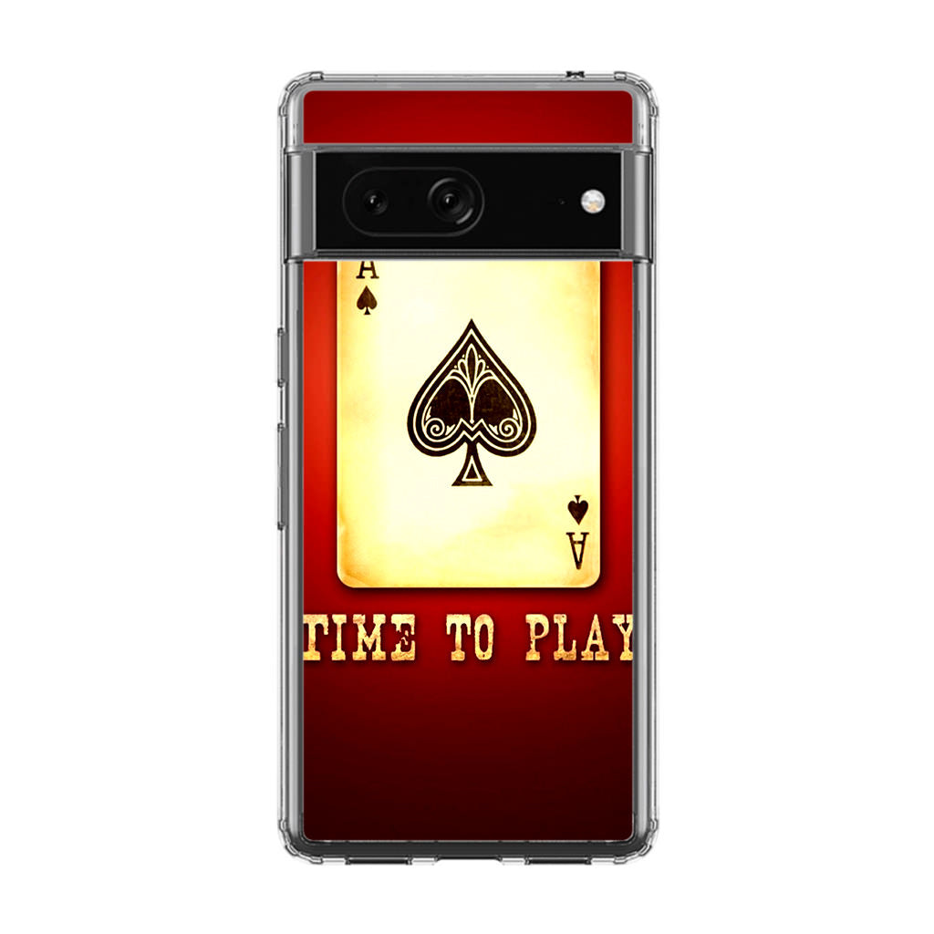 Game Card Time To Play Google Pixel 7 Case