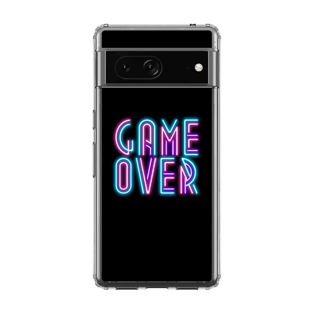 Game Over Neon Google Pixel 7a Case