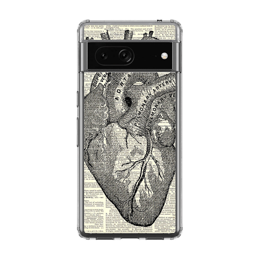 Heart Book Art Google Pixel 7a Case