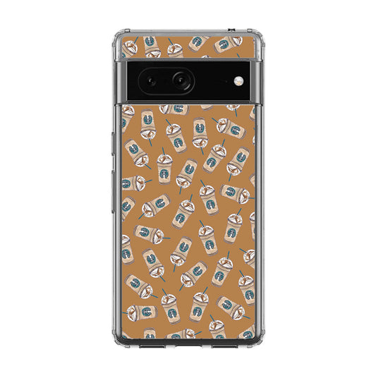 Iced Cappuccinos Lover Pattern Google Pixel 7a Case