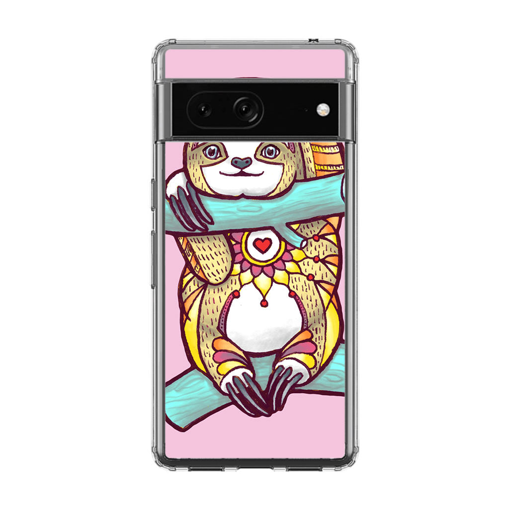 Mandala Sloth Google Pixel 7a Case